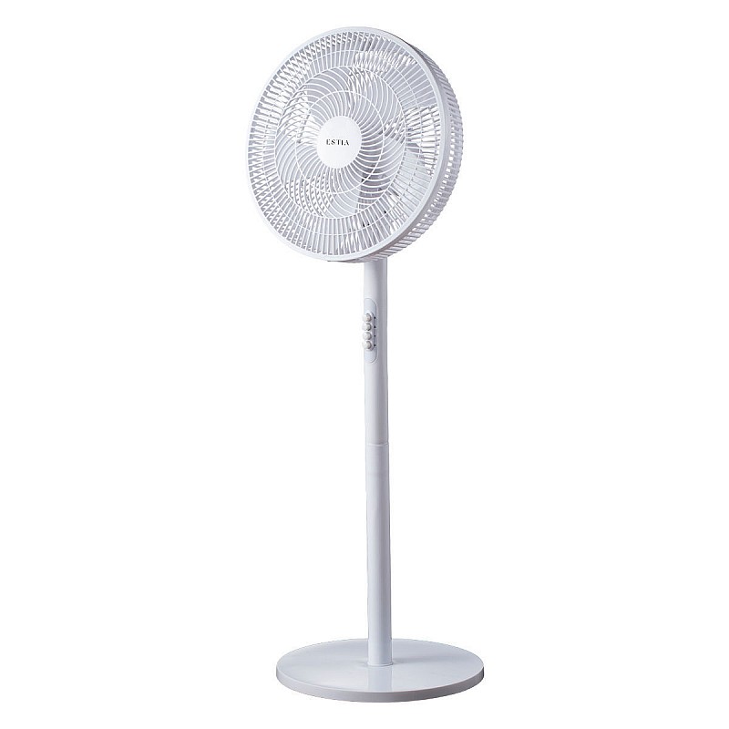ESTIA ΑΝΕΜΙΣΤΗΡΑΣ ΣΤΑΝΤ ΕΠΙΔΑΠΕΔΙΟΣ AURAFLOW 40cm 50w ΛΕΥΚΟΣ ESTIA 06-30643