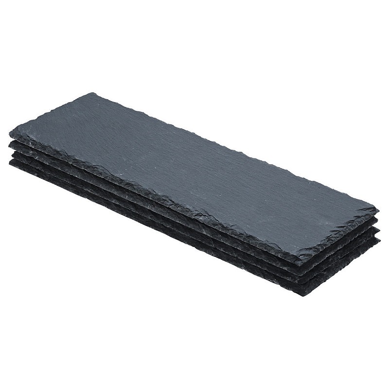 ESTIA ΠΛΑΤΩ ΣΕΡΒΙΡΙΣΜΑΤΟΣ ΣΧΙΣΤΟΛΙΘΟΥ 30x10cm ΣΕΤ 4 ΤΕΜ. ESTIA 07-24079