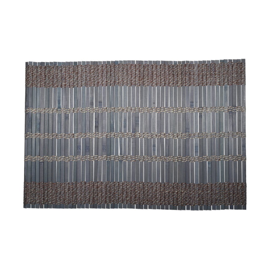 ESTIA ΣΟΥΠΛΑ BAMBOO ESSENTIALS 45x30cm ΓΚΡΙ ESTIA 07-32531