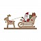 ΕΠΙΤΡΑΠΕΖΙΟ ΧΡΙΣΤΟΥΓΕΝΝΙΑΤΙΚΟ ΔΙΑΚΟΣΜΗΤΙΚΟ "Santa sleigh" 33x4x15.5