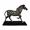 ΕΠΙΤΡΑΠΕΖΙΟ ΔΙΑΚΟΣΜΗΤΙΚΟ Fylliana "Zebra" ΜΑΥΡΟ-ΧΡΥΣΟ ΧΡΩΜΑ 31,2x10x25,8εκ