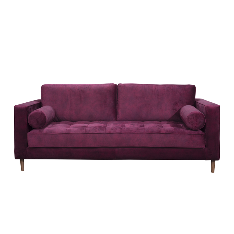Καναπές τριθέσιος King 202x100x85cm ροζ Fylliana 1-831-82-606