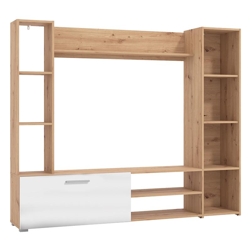 ΚΕΝΤΡΟ ΨΥΧΑΓΩΓΙΑΣ-ΣΥΝΘΕΣΗ MATARO ARTISAN OAK-ΛΕΥΚΟ 185x35x155εκ ΚΕΝΤΡΟ ΨΥΧΑΓΩΓΙΑΣ-ΣΥΝΘΕΣΗ MATARO ARTISAN OAK-ΛΕΥΚΟ 185x35x155εκ