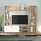ΚΕΝΤΡΟ ΨΥΧΑΓΩΓΙΑΣ-ΣΥΝΘΕΣΗ MATARO ARTISAN OAK-ΛΕΥΚΟ 185x35x155εκ ΚΕΝΤΡΟ ΨΥΧΑΓΩΓΙΑΣ-ΣΥΝΘΕΣΗ MATARO ARTISAN OAK-ΛΕΥΚΟ 185x35x155εκ
