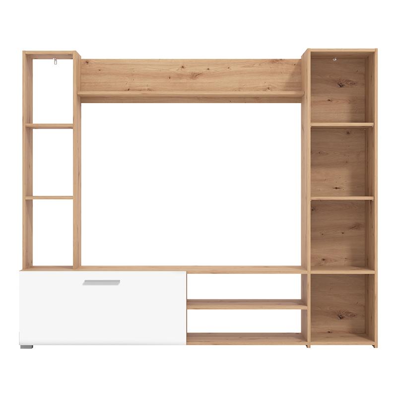 ΚΕΝΤΡΟ ΨΥΧΑΓΩΓΙΑΣ-ΣΥΝΘΕΣΗ MATARO ARTISAN OAK-ΛΕΥΚΟ 185x35x155εκ ΚΕΝΤΡΟ ΨΥΧΑΓΩΓΙΑΣ-ΣΥΝΘΕΣΗ MATARO ARTISAN OAK-ΛΕΥΚΟ 185x35x155εκ