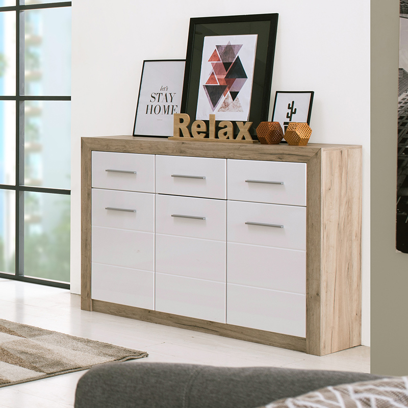 ΚΟΜΟΤΑ Etna 3K3F Grey Oak - Λευκή Λάκκα 133*35*90.5 SKFM