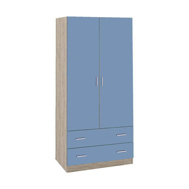 ΝΤΟΥΛΑΠΑ Smile GREY OAK - ΜΠΛΕ 80*50*180