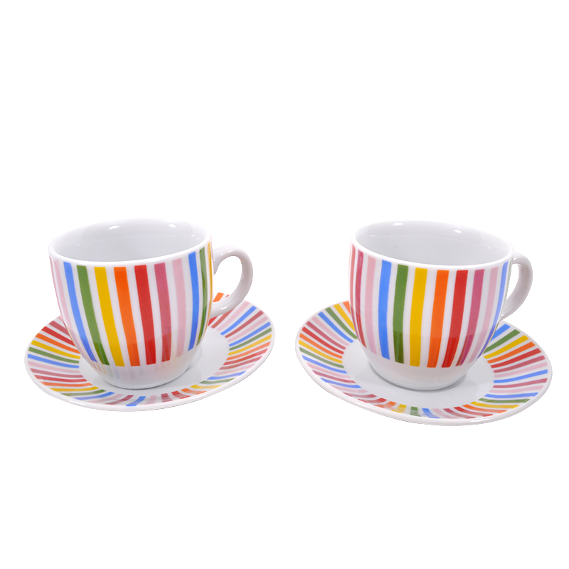 ΣΕΤ ΚΑΦΕ 6 ΤΕΜΑΧΙΩΝ "Μulti Color Line"