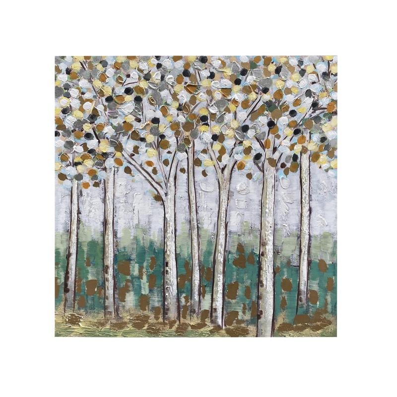 ΠΙΝΑΚΑΣ ΜΕ ΚΑΜΒΑ "TREES" 60*2.3*60