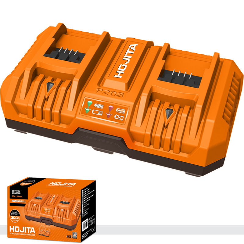 Φορτιστής HOJITA για μπαταρία λιθίου 2x20V