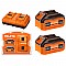 Σετ μπαταρίας HOJITA 2x5.0Ah 20V & Διπλός φορτιστής 4Α