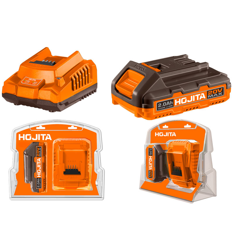 Σετ μπαταρίας HOJITA 20V 1x2.0Ah & φορτιστής 2Α