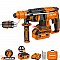 Περιστροφικό κρουστικό πιστολέτο HOJITA Brushless 26mm με ταχυτσοκ - μπαταρία 20V Βαλιτσάκι