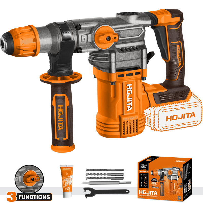 Περιστροφικό κρουστικό πιστολέτο HOJITA Brushless 28mm μπαταρία 20V SOLO