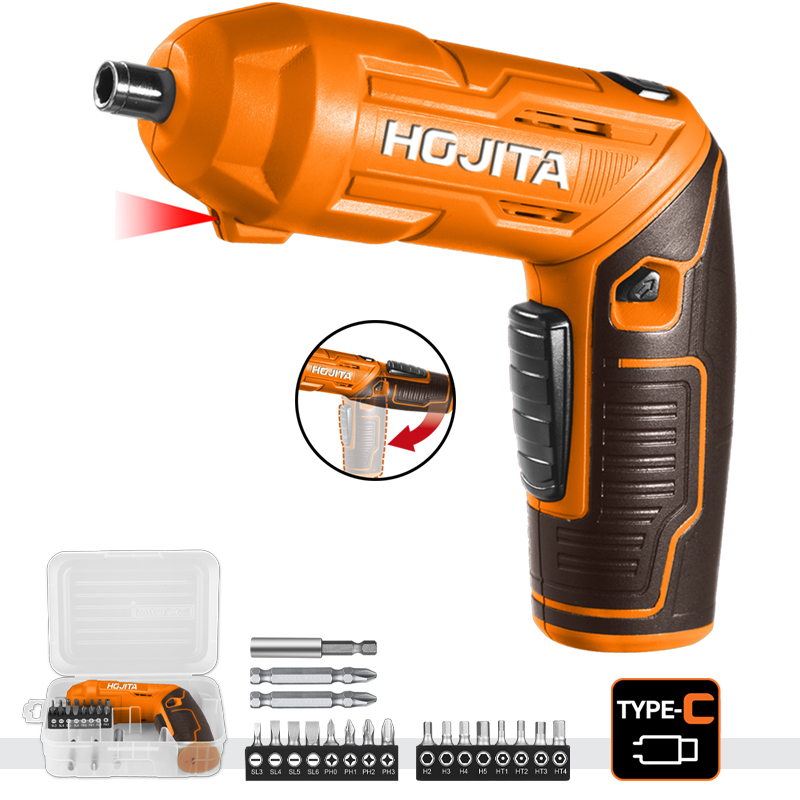 Κατσαβίδι HOJITA 4Νm μπαταρίας 4V 1,5ΑΗ
