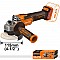 Γωνιακός τροχός HOJITA Brushless 115mm μπαταρίας 20V SOLO