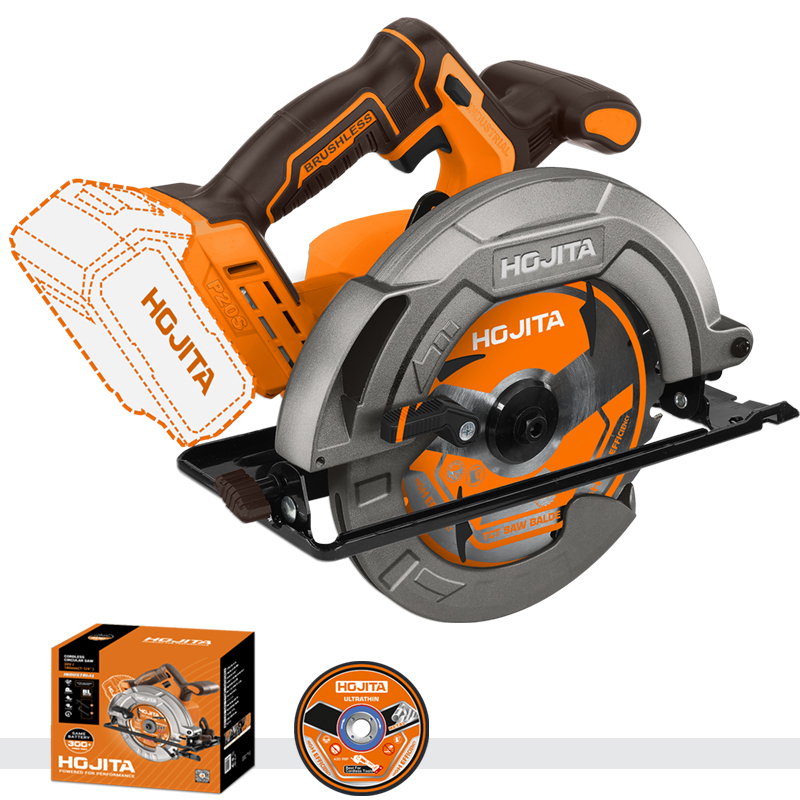 Δισκοπρίονο ξύλου HOJITA Brushless 185mm μπαταρίας 20V SOLO