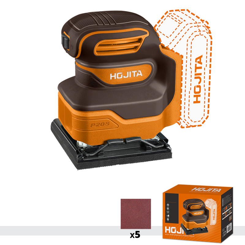 Τριβείο HOJITA 110mmx100mm μπαταρίας 20V SOLO