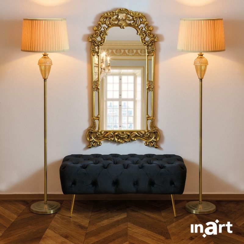 INART ΛΑΜΠΑ ΕΠΙΔΑΠΕΔΙΑ ΜΕΤΑΛΛΙΚΗ/ΓΥΑΛ Δ38Χ158 Inart 3-15-958-0011