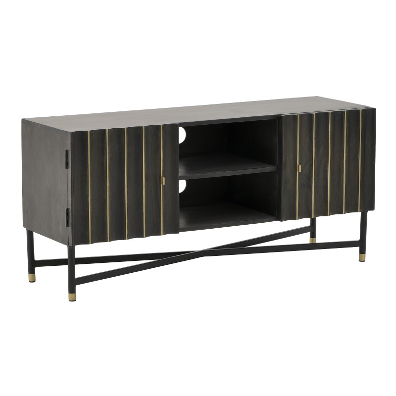 INART ΕΠΙΠΛΟ TV ΞΥΛΙΝΟ ΚΑΦΕ/ΧΡΥΣΟ 130Χ40Χ60 Inart 3-50-350-0055