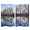 INART ΠΑΡΑΒΑΝ 2 ΟΨΕΩΝ PRINTED CANVAS ΛΙΜΝΗ 120Χ3Χ180 Inart 3-50-610-0215