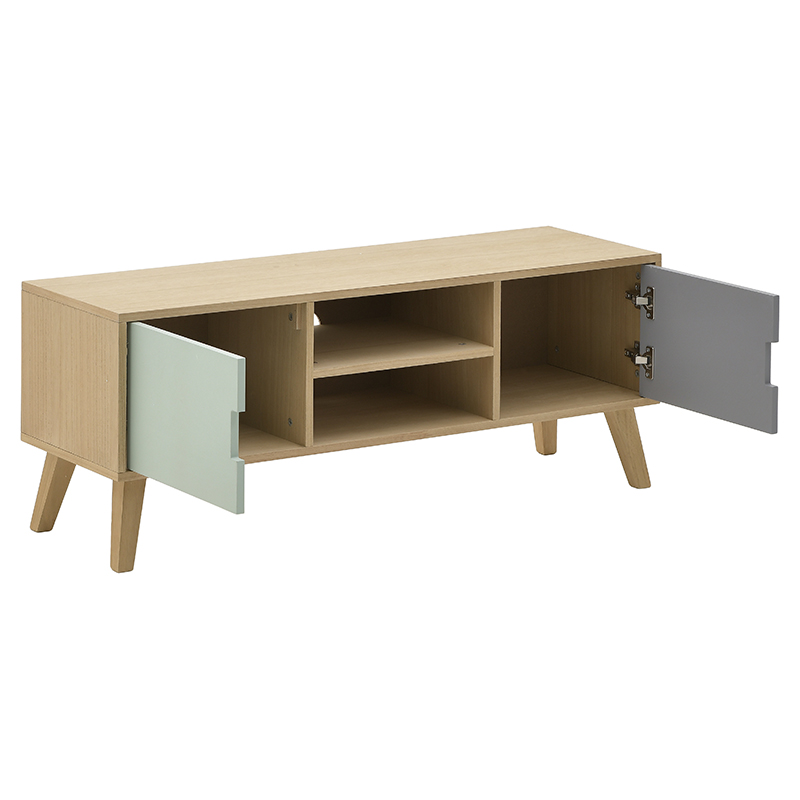 INART ΕΠΙΠΛΟ TV ΞΥΛΙΝΟ ΛΕΥΚΟ/NATURAL 120X36X45 Inart 3-50-905-0026