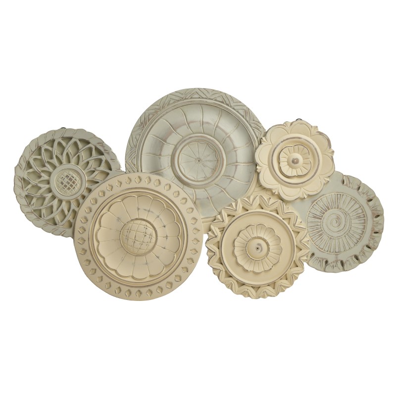 INART ΔΙΑΚΟΣΜΗΤΙΚΟ ΤΟΙΧΟΥ ΞΥΛΙΝΟ ΑΝΤΙΚΕ NATURAL 74X3X47 Inart 3-70-459-0031