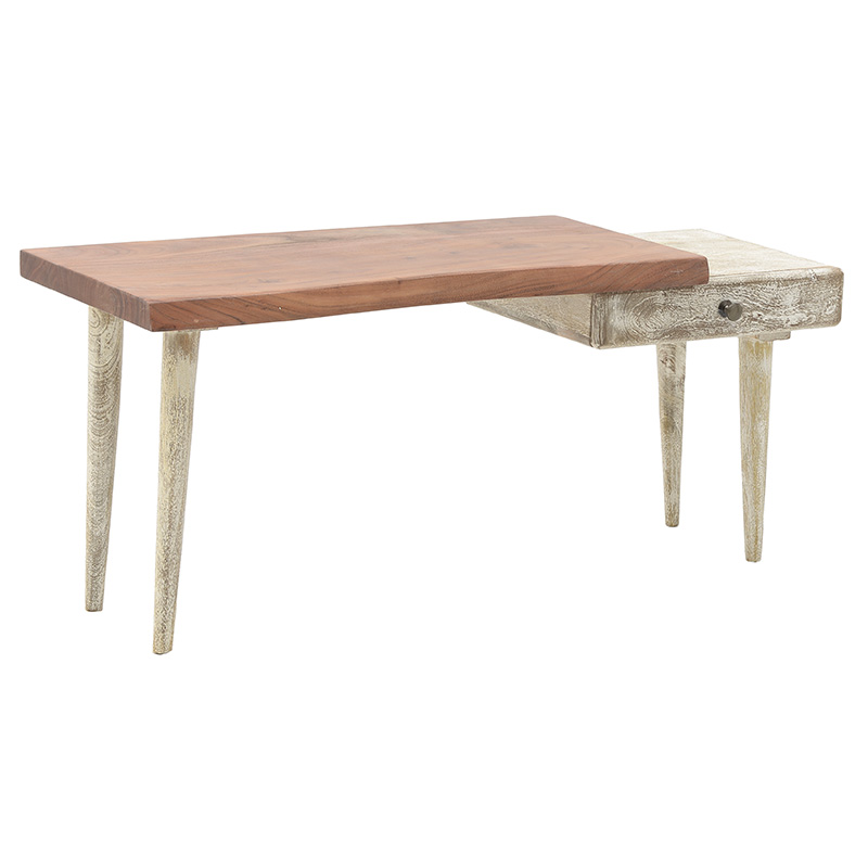 INART ΕΠΙΠΛΟ ΤV ΞΥΛΙΝΟ ΚΑΦΕ/NATURAL 110X35X45 Inart 7-50-053-0005