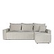 Γωνιακός καναπές-κρεβάτι αριστερή γωνία Bell μπεζ 250x150x88