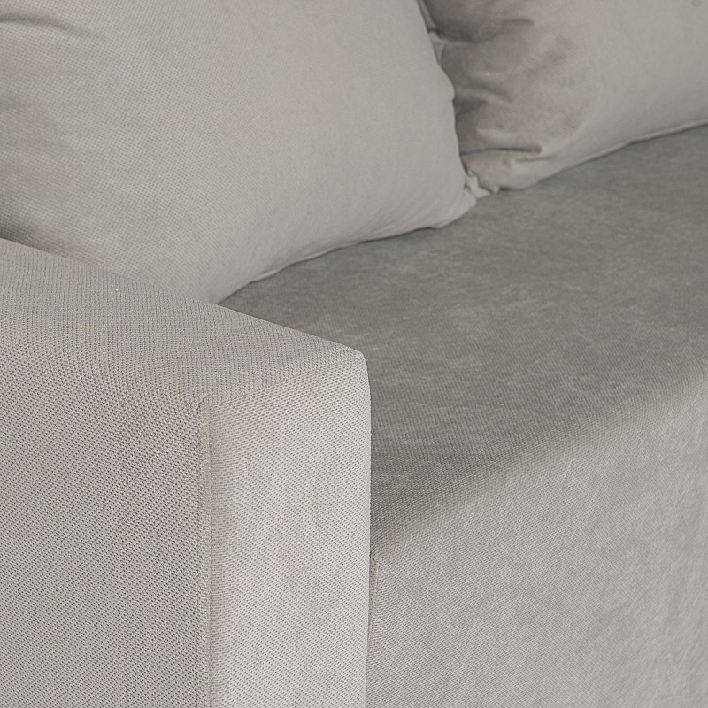 Γωνιακός καναπές-κρεβάτι αριστερή γωνία Bell μπεζ 250x150x88