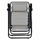 Πολυθρόνα-ξαπλώστρα "COMFORT" μεταλλική σε χρώμα γκρι 178x65x110
