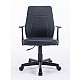 Πολυθρόνα γραφείου διευθυντή από pu σε μαύρο χρώμα 55x54x90-100