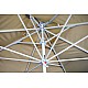 Ομπρέλα τετράγωνη 3x3 μέτρα αλουμινίου επαγγελματική με αδιάβροχο ύφασμα σε εκρού χρώμα