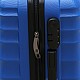 Βαλίτσα τρόλλεϋ με σκληρό εξωτερικό σκελετό σε χρώμα μπλε, 51x30x22