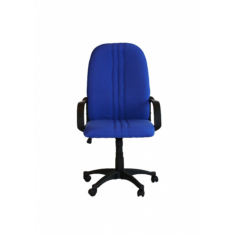 Πολυθρόνα εργασίας "ABSOLUTE" από ύφασμα σε χρώμα μπλε 63x68x112/122