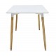 Τραπέζι "SNOW" επιφάνεια MDF σε χρώμα λευκό 120x80x75 Τραπέζι "SNOW" επιφάνεια MDF σε χρώμα λευκό 120x80x75