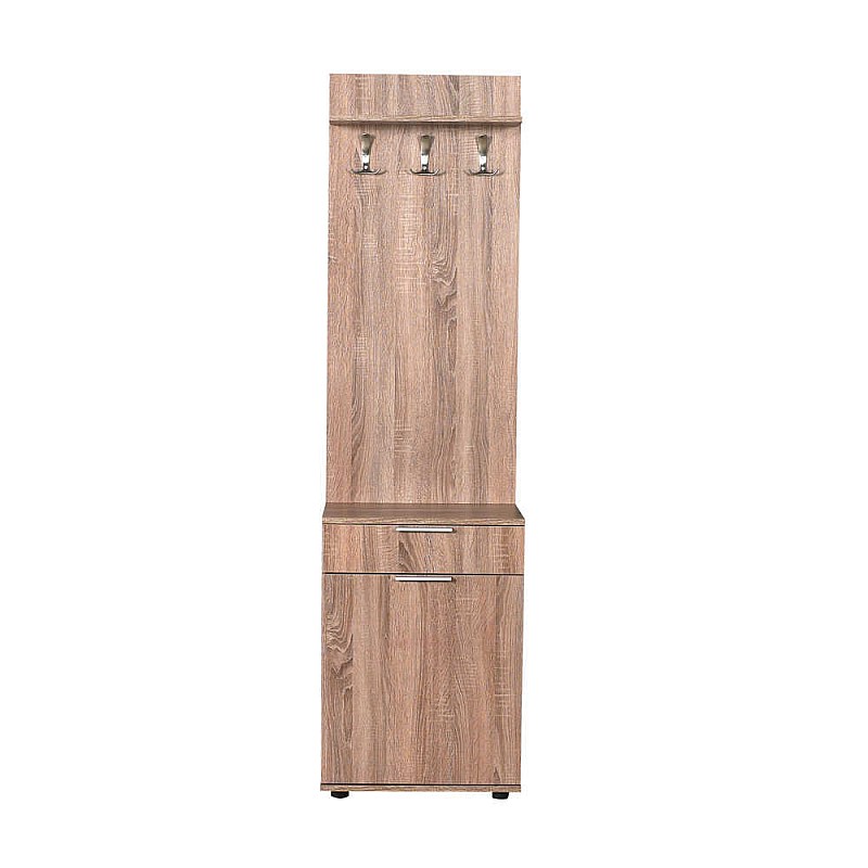 Έπιπλο εισόδου σε χρώμα latte 52x36x187 Έπιπλο εισόδου σε χρώμα latte 52x36x187