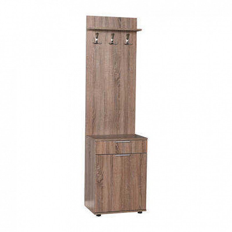 Έπιπλο εισόδου σε χρώμα latte 52x36x187 Έπιπλο εισόδου σε χρώμα latte 52x36x187