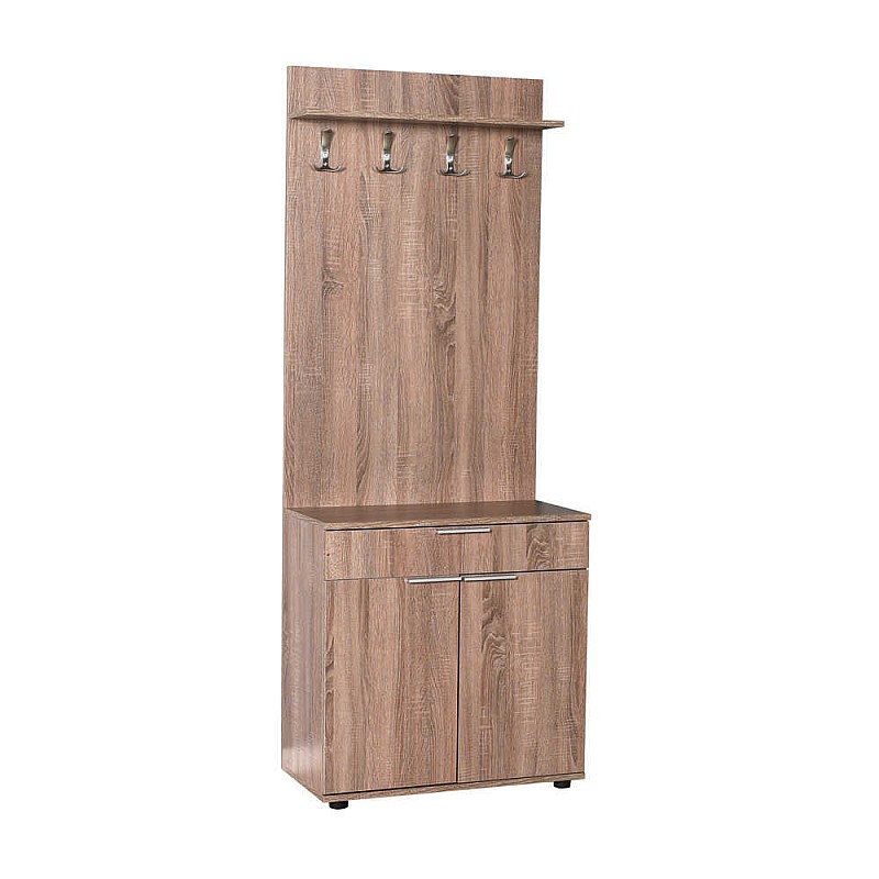 Έπιπλο εισόδου σε χρώμα latte 73x36x187 Έπιπλο εισόδου σε χρώμα latte 73x36x187