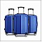 Σετ βαλίτσες 3τμχ τρόλλεϋ σε μπλε χρώμα
