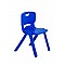 Καρέκλα παιδική "NOVA" σε χρώμα μπλε 42x34x56