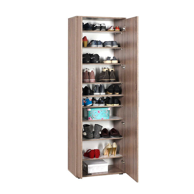 Παπουτσοθήκη-ντουλάπα σε χρώμα latte 60x35x187 Παπουτσοθήκη-ντουλάπα σε χρώμα latte 60x35x187