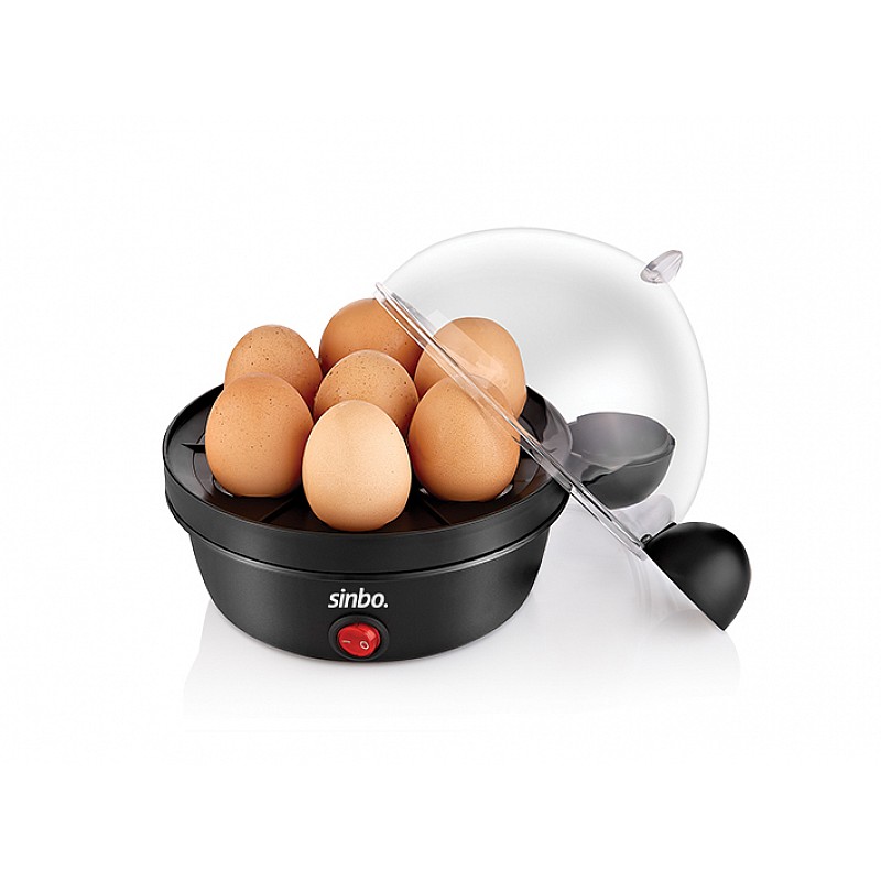 Βραστήρας αυγών "SINBO" 350W σε μαύρο χρώμα