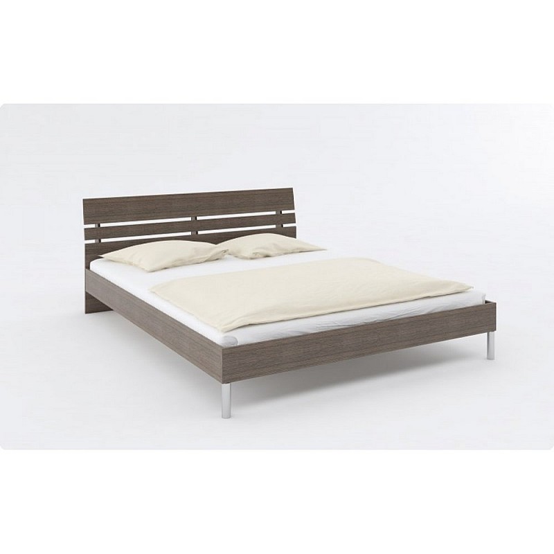 Κρεβάτι διπλό "DOLCE" σε χρώμα γκρι 164x204x80