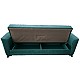 Καναπές διθέσιος κρεβάτι "DAISY" από βελούδο σε χρώμα βεραμάν 165x75x95