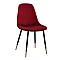Καρέκλα τραπεζαρίας "AELIA" υφασμάτινη σε χρώμα μπορντώ 45x56x87