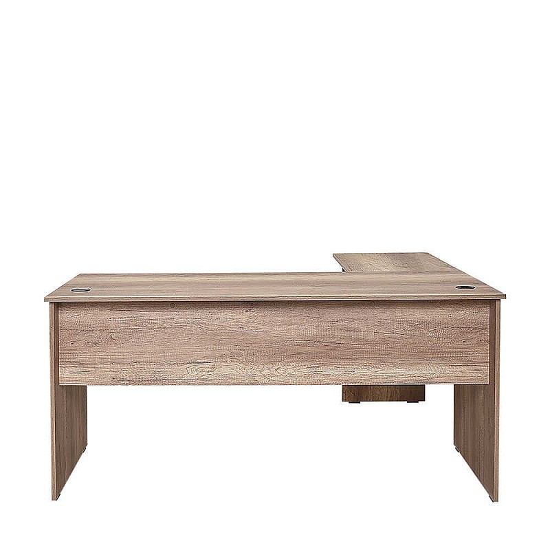 Γραφείο γωνιακό σε χρώμα μπεζ-γκρι 160x144x75 Γραφείο γωνιακό σε χρώμα μπεζ-γκρι 160x144x75