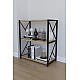Ραφιέρα "SIBERIA" σε χρώμα sonoma 62x32x85 Ραφιέρα "SIBERIA" σε χρώμα sonoma 62x32x85