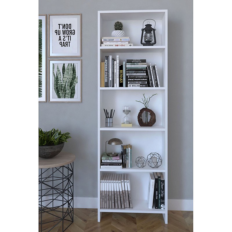 Ραφιέρα "MINIMAL" σε χρώμα λευκό 56x20x169
