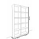 Ραφιέρα "MINIMAL" σε χρώμα λευκό 56x20x169 Ραφιέρα "MINIMAL" σε χρώμα λευκό 56x20x169